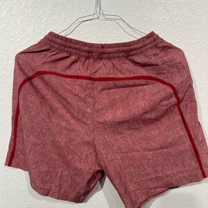 lululemon athletica 7” Red Athletic Shorts